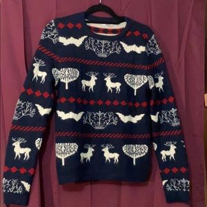 Papaya Reindeer Holiday Warm Sweater - LG